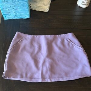 Forever 21 Lavender Mini Skirt